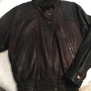 Marco Pierguidi Leather BomberJacket